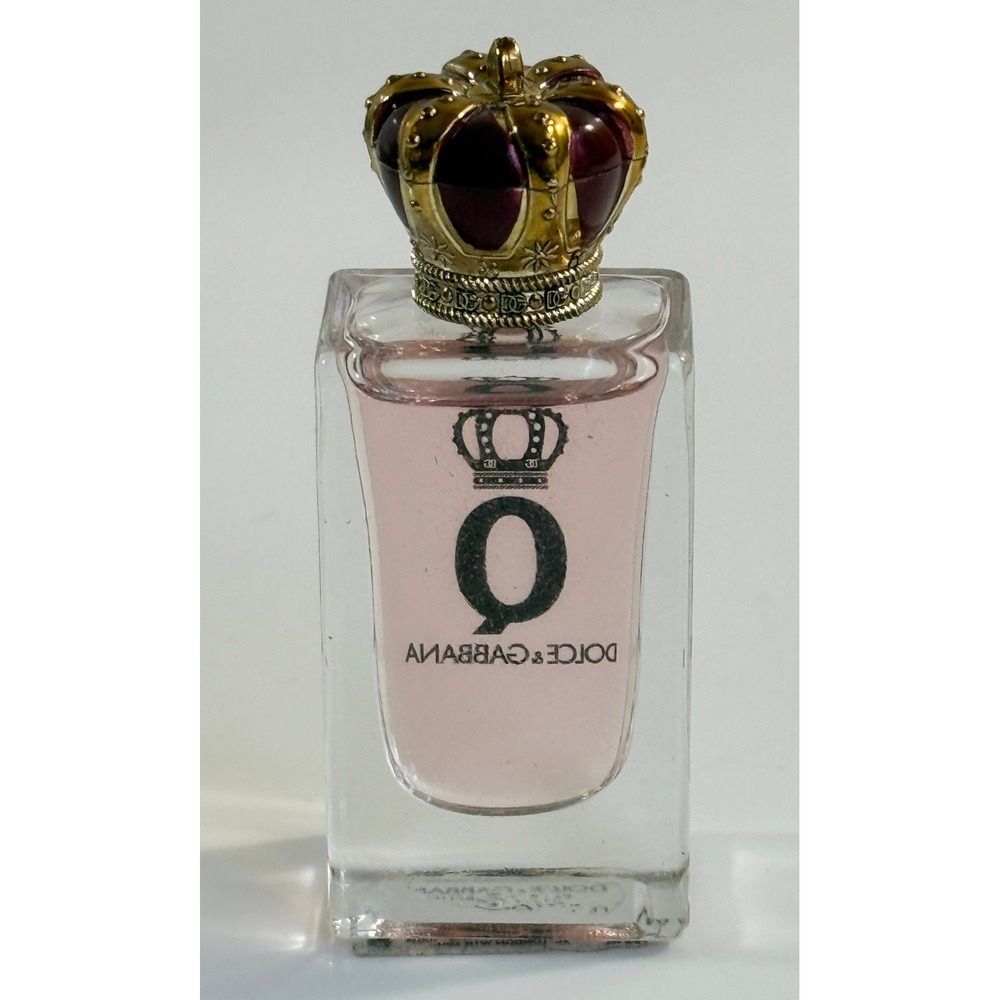 Dolce & Gabbana Q Eau de Parfum Women 5ml Pink Miniature Crown Cap Fragrance - Picture 2 of 4